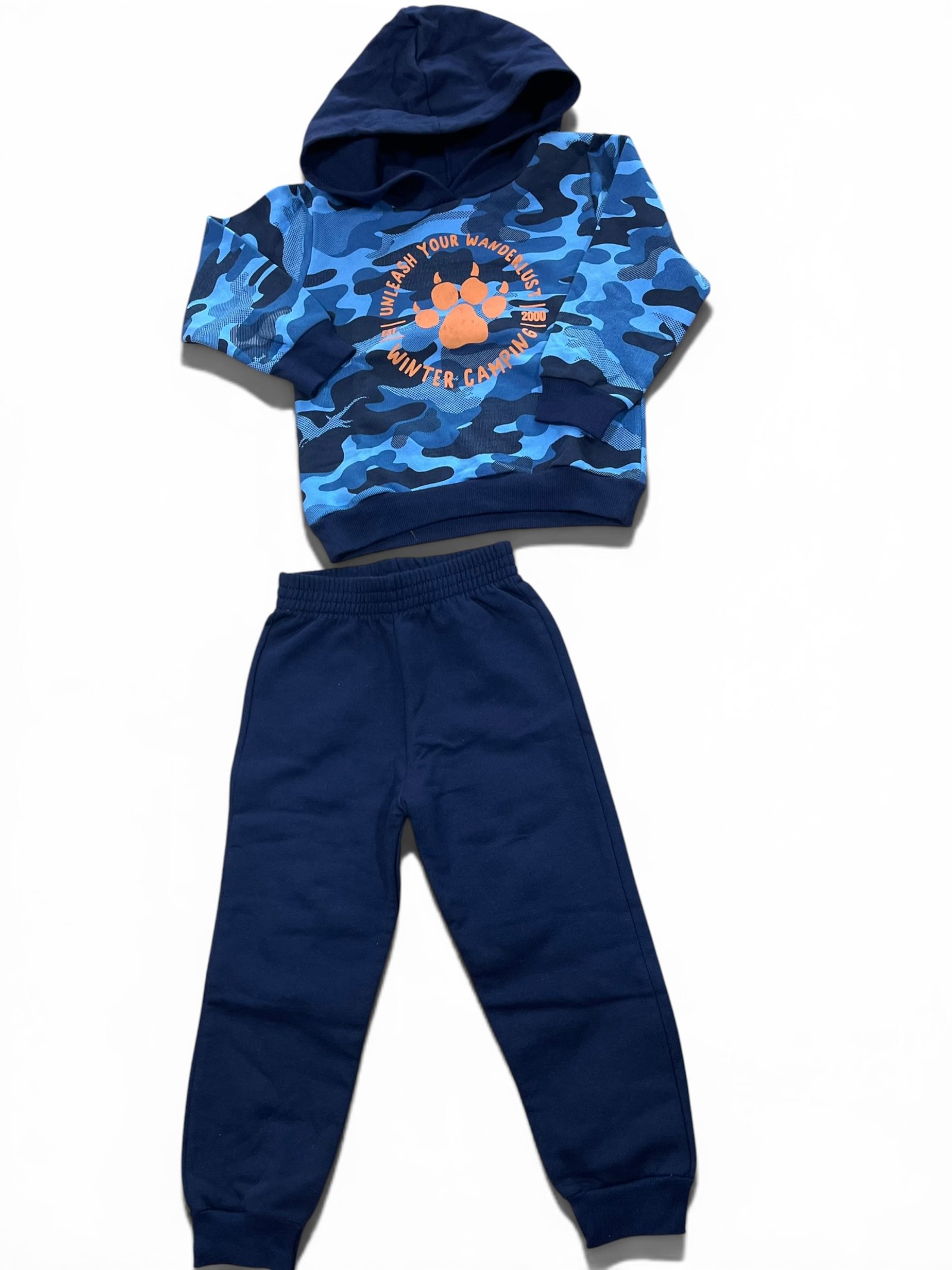 Conjunto Moletom Infantil Camuflado Blue - TAM03 - Imagem 4