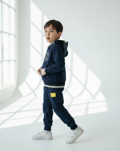 Conjunto Infantil Moletom District Navy – TAM 03
