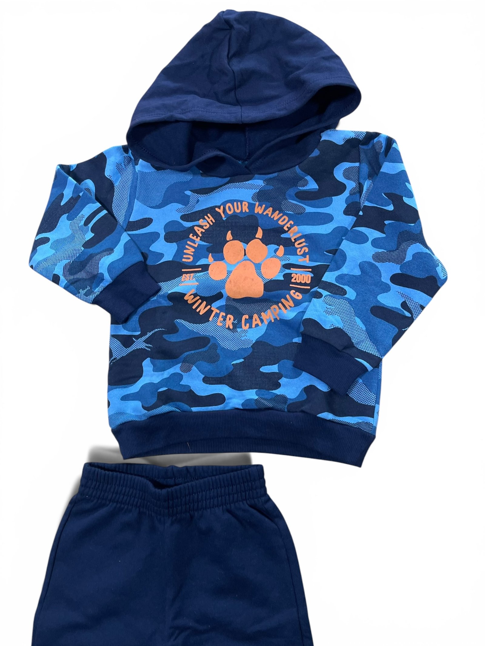 Conjunto Moletom Infantil Camuflado Blue - TAM03 - Imagem 5