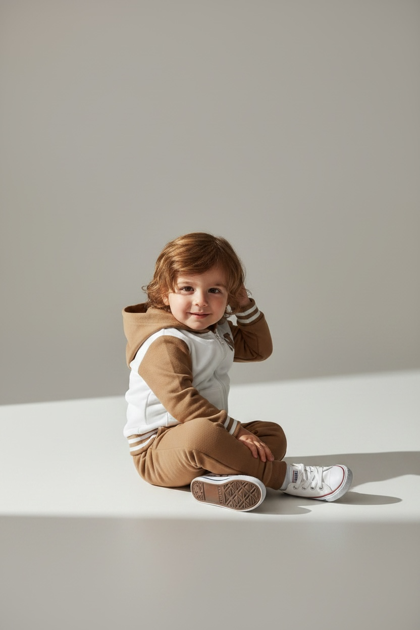 Conjunto Infantil Moletom NY Caramelo - TAM02 - Imagem 6