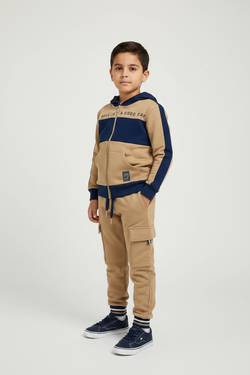 Conjunto Infantil Moletom Urban Sand – TAM03 - Imagem 2